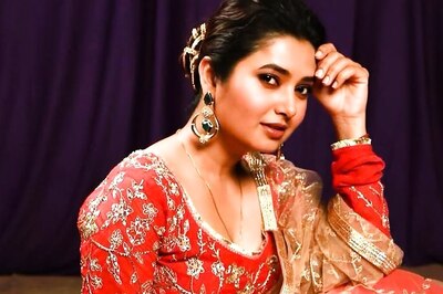 Actress Prajakta Mali's Red Anarkali Is Perfect Sangeet Wear