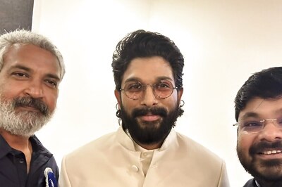 Allu Arjun And SS Rajamouli Are All Smiles At 69th National Awards
