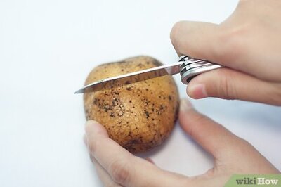 How to Make Children's Paint Stampers from Potatoes