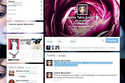 Ayesha Takia slams father-in-law Abu Azmi's 'stoning for sex' comment