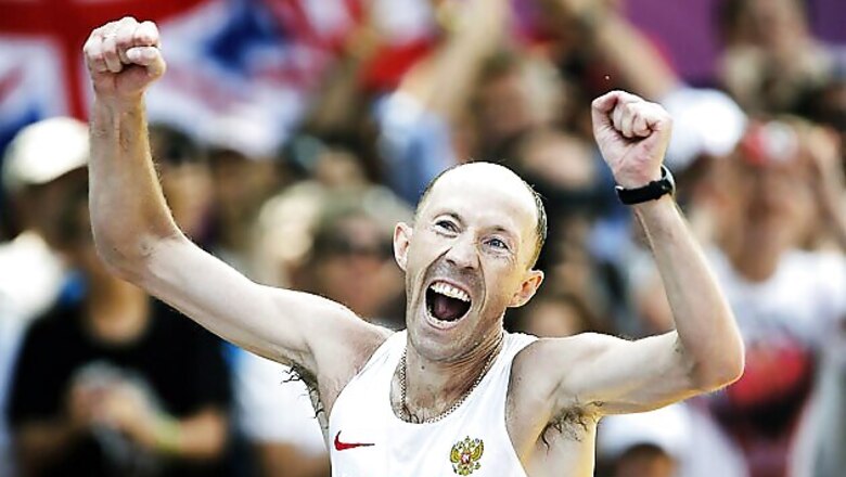 Russia's Kirdyapkin wins gold in 50km Race Walk