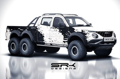Tata Harrier Based 6x6 Xenon Pickup Truck Is India's Answer to Mercedes G-Wagon