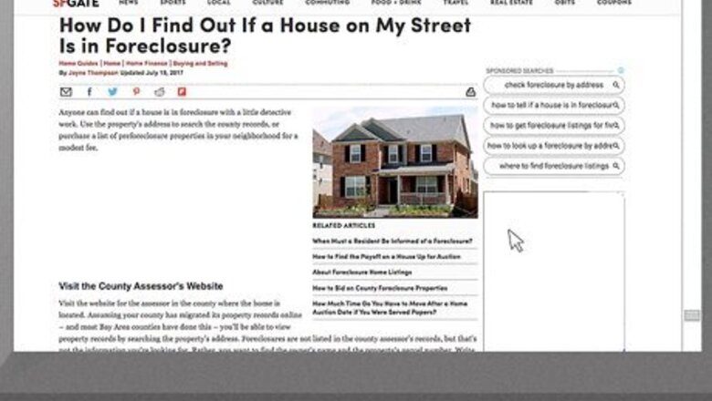 How to Find Out If a Home Is In Foreclosure
