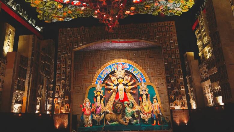 Vow to Build Better Lives for The 'Dreammakers': Construction Workers The Theme of Kolkata Durga Puja Pandal
