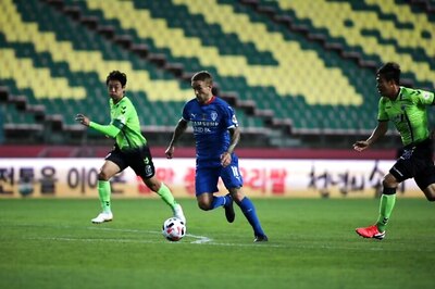 South Korea's K-League Kicks Off With Fans Watching from Afar