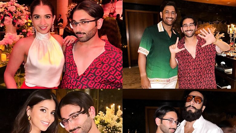Orry Parties With MS Dhoni, Ranveer; Poses With Suhana & Birthday Girl Radhika Merchant | Watch