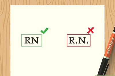 How to Write Nursing Credentials