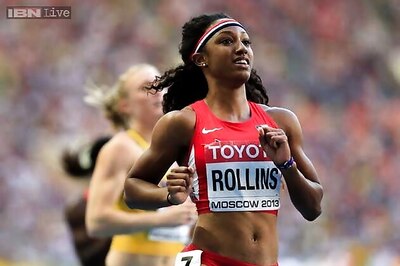 Brianna Rollins of US clinches women's 100m hurdles in Moscow