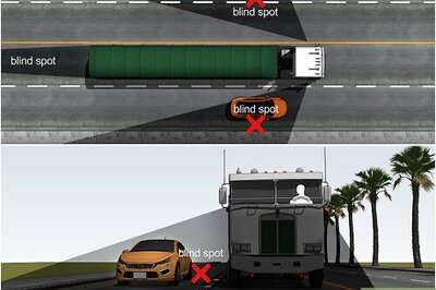 How to Stay Out of a Truck's Blind Spots
