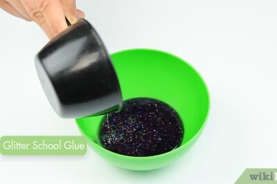 How to Make Glitter Slime