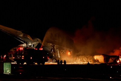 Pilots of Japan Airlines Aircraft Engulfed in Flames Were Initially Unaware of Fire, Says Report