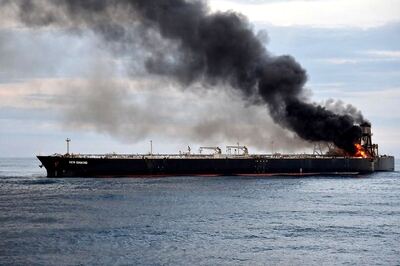 Oil Tanker On Fire off Sri Lankan Coast Towed to Safety, Fire 'Localised'