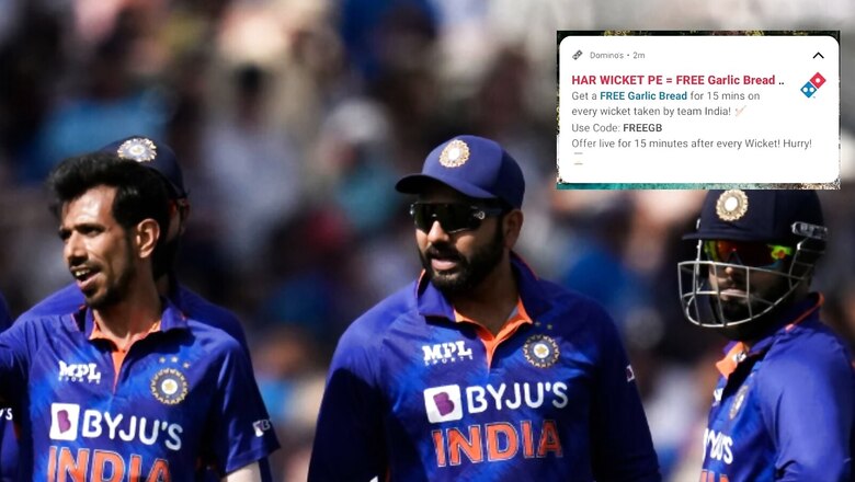 'Har Wicket Pe Garlic Bread': Pizza Company's Offer Goes Viral After India Lose By 10 Wickets