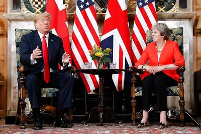 Donald Trump Told Me to 'Sue the EU' Over Brexit: Theresa May