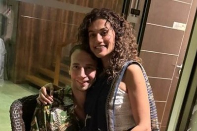 Taapsee Pannu Shares a Sweet New Year's Hug With Boyfriend Mathias Boe; See Photo