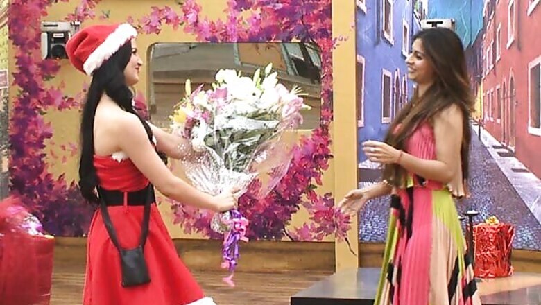 Bigg Boss 7: Elli Avram makes Christmas special for Tanishaa, Sangram