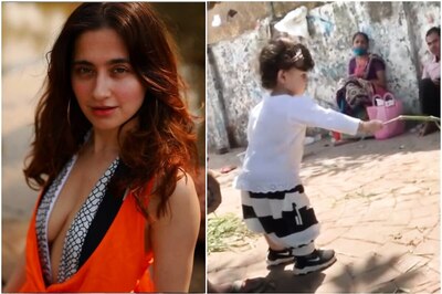 Sanjeeda Sheikh Shares Adorable Video of Daughter Ayra Feeding a Cow