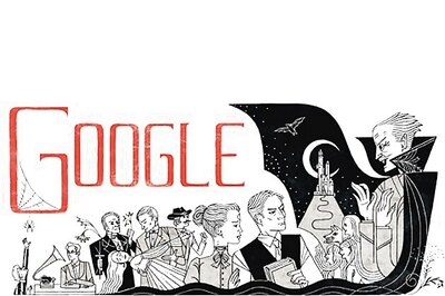 Bram Stoker books doodled on his 165th birthday