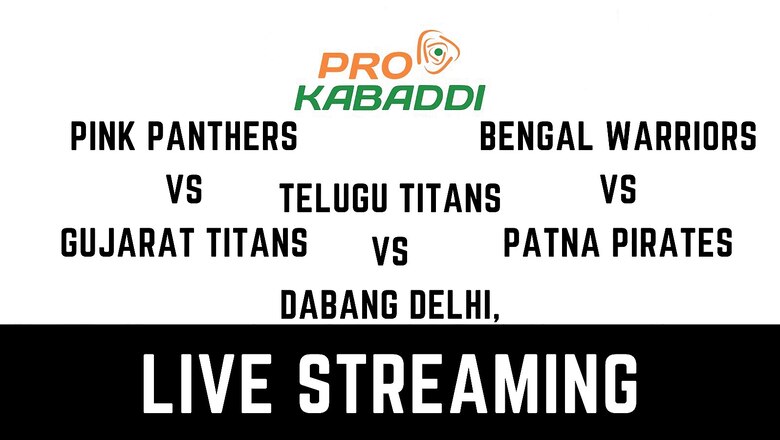 Gujarat Giants vs Jaipur Pink Panthers, Telugu Titans vs Dabang Delhi, Bengal Warriors vs Patna Pirates Live Streaming: When and Where to watch Pro Kabbadi League Season 9 Live Coverage on Live TV Online