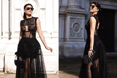 Jacqueline Fernandez Casts Spell In Black Lacy Gown At Cannes 2024, See Pics