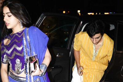 Ibrahim, Sara Ali Khan Make Heads Turn at Amitabh Bachchan's Diwali Bash