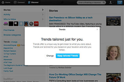 Explained: Twitter's tailored trends