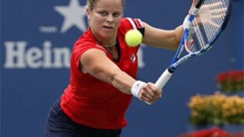 Clijsters charges into US Open semi-finals