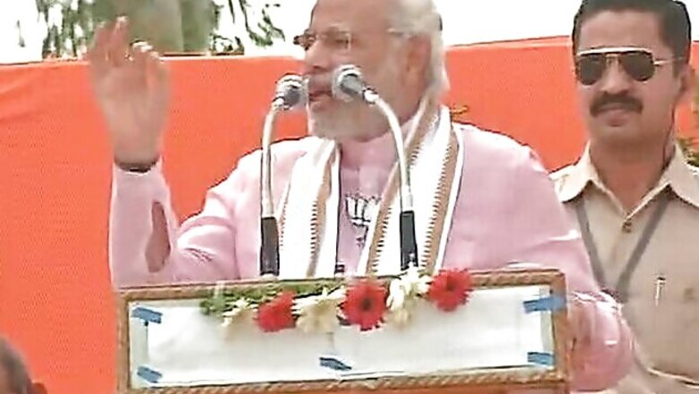 Modi mocks Sonia's invocation of god
