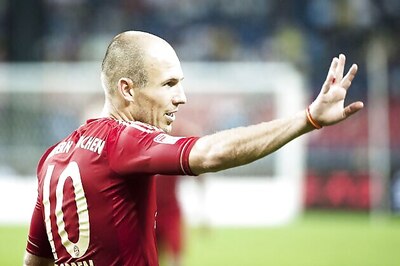 Bayern's Robben to miss BATE Borisov match