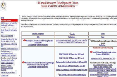 Joint CSIR UGC NET December 2017 Result declared at csirhrdg.res.in, Check Now