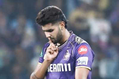 KKR Star Pacer Harshit Rana Brings Out 'Finger on Lips' Celebration After One-match Ban