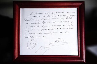 Messi's Barcelona journey began with napkin deal