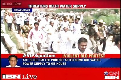 UP: RLD workers clash with police, 25 injured; defiant Ajit Singh justifies violence over bungalow