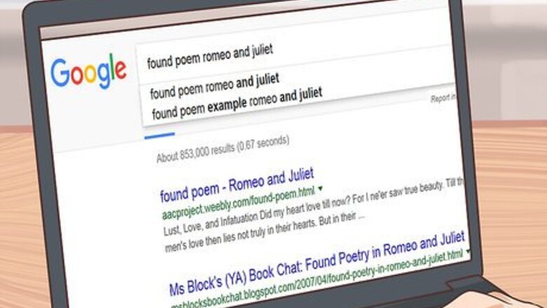 How to Make a Found Poem