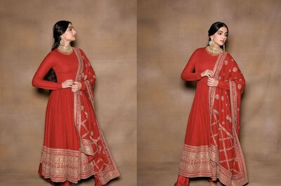 Sonam Kapoor Ahuja Is An Absolute Vision As She Stuns In A Gorgeous Red Anarkali, See Pics