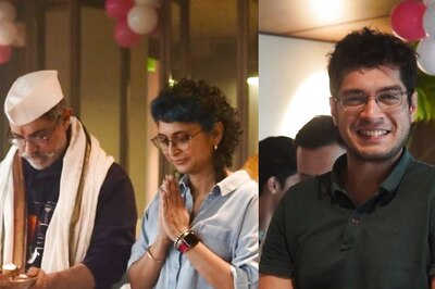 Aamir Khan Performs Special Puja At Office With Kiran Rao, Son Junaid Khan Makes A Rare Appearance