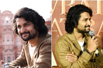 Dasara Star Nani Visits Jaipur To Promote His Film, Poses In Front of Hawa Mahal