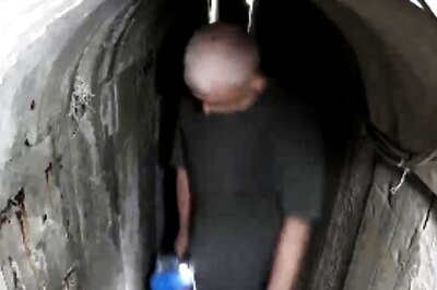 Israel Shares Video Of Hamas Chief Yahya Sinwar In Gaza Tunnel Before October 7 Attack | Watch