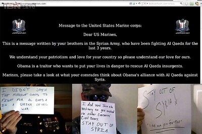 Syrian hackers strike US Marines website, urge troops to refuse orders