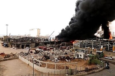 Huge Blaze At Beirut Port Alarms Residents A Month After Massive Blast