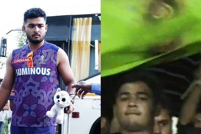 Riyan Parag to Play for RCB? RR Batter Reacts to Viral Image of Him Cheering for RCB