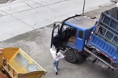 ‘Presence Of Mind At Its Peak’: Internet Hails Woman For Stopping Unmanned Moving Truck Just In Time