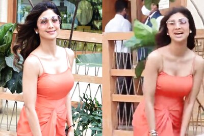 Shilpa Shetty Struggles To Avert A Wardrobe Mishap As Gush Of Wind Reveals More Than She Intends To