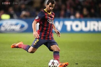 Barcelona loan defender Martin Montoya to Inter Milan
