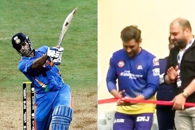 WATCH: Dhoni Inaugurates 2011 WC Victory Memorial at Wankhede - Spot Where His Iconic Six Landed