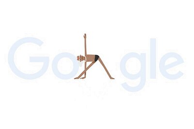 BKS Iyengar's 97th birthday: Google posts a series of animated yoga doodles on home pages around the world
