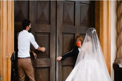 Watch: Church Gate Gets Jammed Moments Before Filipino Bride's Entry