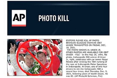 'Like Losing A Family Member': Unser's Death Hits Hard