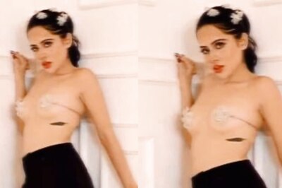 So Hot! Uorfi Javed Leaves Netizens Stunned As She Goes Topless For Video, Hides Modesty With Flowers