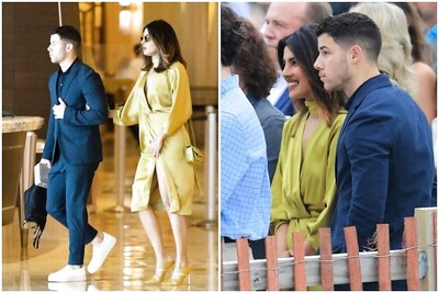 Priyanka Chopra, Nick Jonas Walk Arm in Arm as They Arrive at a Wedding, See Photos